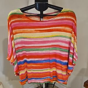 Ralph Lauren Colorful Striped Blouse